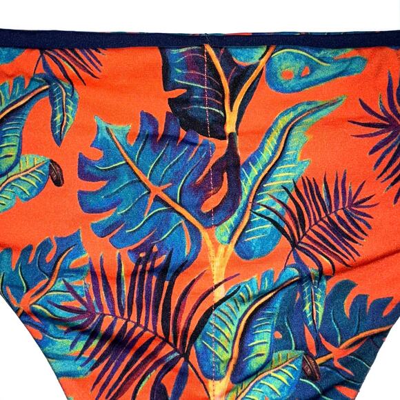 L*Space Liberty Palm Tropical Cheeky Emma Swim Bottom Size Small - Picture 7 of 12